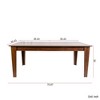 Kumasinova 70-106"W Elegant Extendable Dining Table,PB&MDF Material Kitchen Table for 8-10 People,Rectangular Dining Room Table for Party - 3 of 4