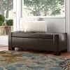 Dexmalle 51"PU Large Storage Ottoman for Entryway - 3 of 4