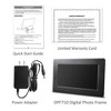 Sungale 7 inch Digital Photo Frame -Thin Design w/ Built-in Stand- 1024x600 Resolution, USB & SD card Support - Makes A Great Gift - 2 of 4