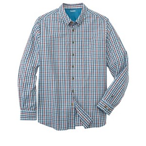 KingSize Long Sleeve Wrinkle Free Sport Shirt - 1 of 4