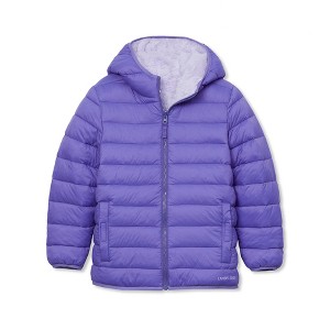 Lands' End Kids Water Resistant Reversible Hooded Jacket - 1 of 4