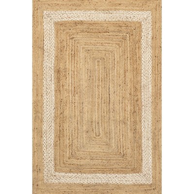 Nuloom Louisa Jute Bordered Indoor Area Rug