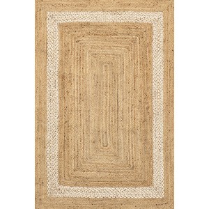Nuloom Louisa Jute Bordered Indoor Area Rug - 1 of 4