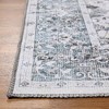 Modern Farmhouse Floral Scroll Border Indoor Area Rug or Runner by Blue Nile Mills - 3 of 4