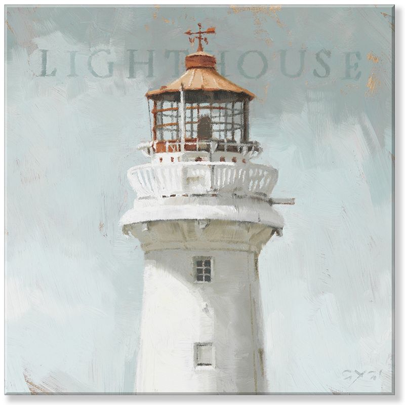 Sullivans Darren Gygi Lighthouse Giclee Wall Art, Gallery Wrapped, Handcrafted in USA, Wall Art, Wall Decor, Home Décor, Handed Painted, 1 of 7