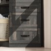 FUFU&GAGA Rustic Corner Display & Book Cabinet with Drawers,Multi-Purpose Corner Storage Unit for Home Office,Ample Storage Bookcase for Collectibles - 4 of 4
