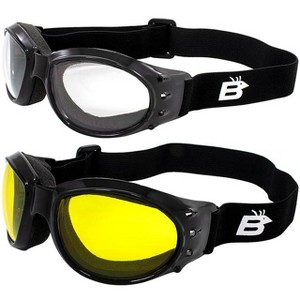 2 Pairs of Birdz Eyewear Bald Eagle Safety Goggles with Yellow, Clear Lenses - 1 of 4