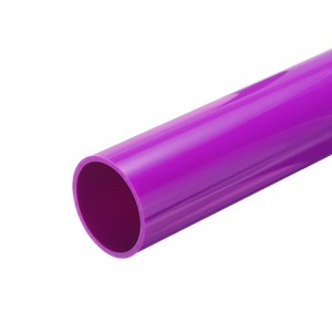 Unique Bargains High Impact Water Plumb Cable Sleeve PVC Rigid Round Pipes 20" Length - 1 of 4