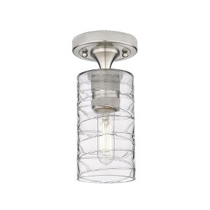 Crown Point - 1 Light Flush Mount In Industrial Style-9.63 Inches Tall and 3.88 Inches Wide - 1 of 1