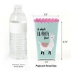 Big Dot of Happiness Whole Llama Fun - Llama Fiesta Baby Shower or Birthday Party Favor Popcorn Treat Boxes - Set of 12 - 2 of 4
