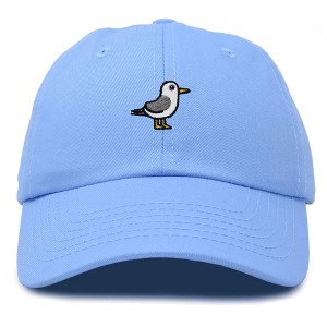 Dalix Seagull Embroidered Cap Cotton Baseball Hat Bird Womens - 1 of 4