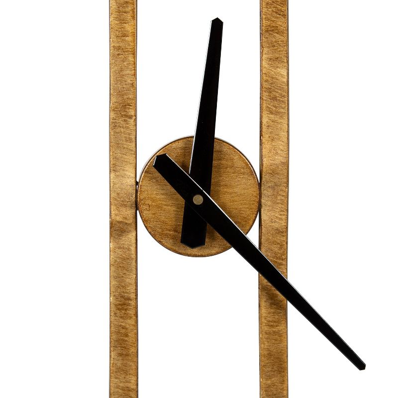 22&#34; x 22&#34; Urgo Numberless Metal Wall Clock Gold - Kate &#38; Laurel All Things Decor, 4 of 8