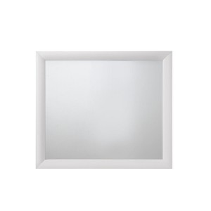 FONTOI Mirror Furniture Rectangular Wall Mirror Classic Cherry Frame Design Adds Warmth and Elegance for Bedroom Living Room, White, 1"*39"*35" - 1 of 4
