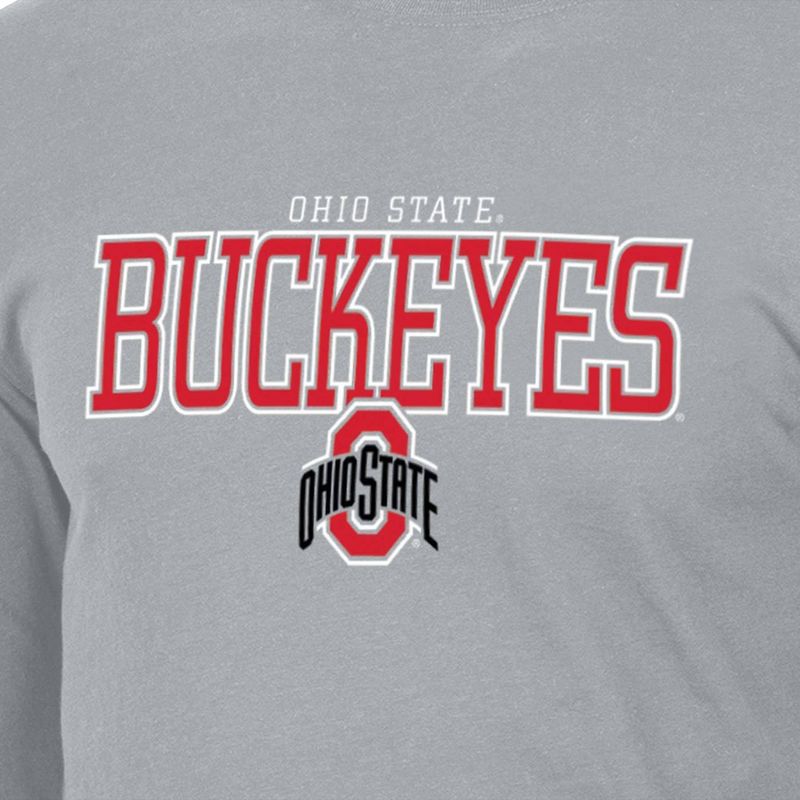 NCAA Ohio State Buckeyes Men&#39;s Long Sleeve T-Shirt, 3 of 4