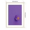 Amanti Art Lavender Pansy by Incado Wood Framed Wall Art Print - 4 of 4