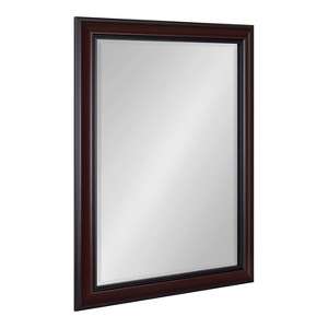 Kate and Laurel Dalat Plastic Rectangle Mirror, 22x28, Cherry - 1 of 4