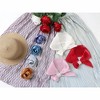 Elerevyo Women Gift Fashion Scarf Suitable for Hair Scarf Wrist Scarf 26.4"×3.9" - 3 of 4