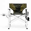 Sevobal Outdoor Portable Chairs Padded Folding Chair Set with Side Table and Storage Pockets for Patio Garden Deck, Green, 34.83"*18.9"*31.5" - 4 of 4
