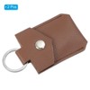 Unique Bargains Portable Genuine Leather Key Rings 2 Pcs - 3 of 4