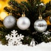 Christmas Ball Ornament Set, 34 Pcs Shatterproof Xmas Tree Hanging Ball Ornaments Decorations Perfect - 4 of 4