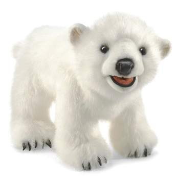Folkmanis Soft Polar Bear Hand Puppet
