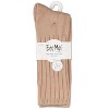 Memoi Women's Organic Cotton Casual Breathable Crew Sock - 4 of 4