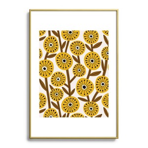 Alisa Galitsyna Mid Century Garden Metal Framed Art Print - Deny Desings - 1 of 3