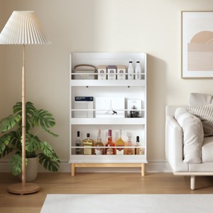 Wall-Mounted Kids Bookshelf with Front-Facing Display Shelves – Slim Nursery Book Rack for Toddlers-3irtyhousy - 1 of 4