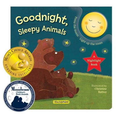 Goodnight, Sleepy Animals - (Nightlight Book) (Board Book)