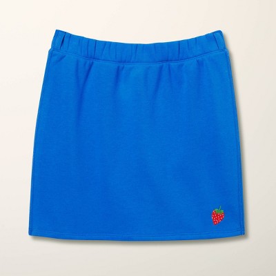 Girls' Adaptive Fleece Tumbler Skort - kate spade new york x Target Blue