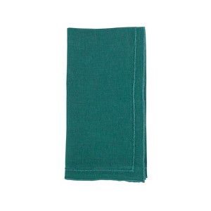 Saro Lifestyle Stonewashed Overlock Edge Napkin (Set of 4) - 1 of 4