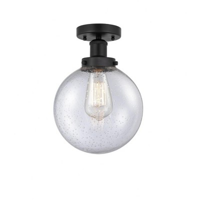 Beacon - 1 Light Semi-Flush Mount In Industrial Style-8.25 Inches Tall and 6.5 Inches Wide