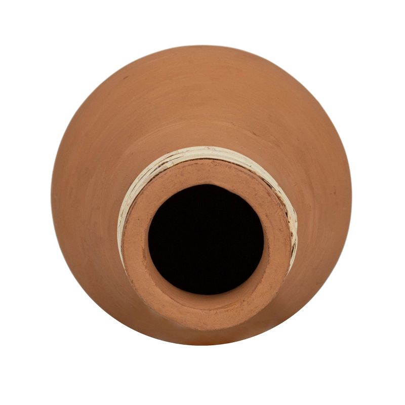 Top Wrapped Terracotta & Cane Bud Vase by Foreside Home & Garden, 3 of 6