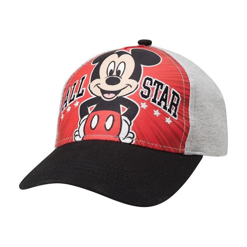 Disney Mickey Mouse Boys' Baseball Hat, Kids Cap Ages 4-7, 1 of 6