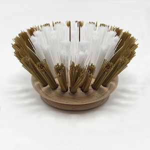 Lola Products Replacement Head for The Original Dishwashing & Vegetable Brush, Birch Hardwood & Nylon Poly Bristles, Reusable & Washable - 1 Pack - 1 of 4