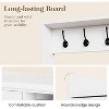 Heynemo 7-in-1 Hall Tree with Hidden Shoe Storage, Entryway Bench with Coat Rack and Pegboard, Coat Rack with Bench Mudroom Storage - 4 of 4