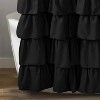 LunaLulinlk Shower Curtain Black and White Buffalo Plaid Pattern Fabric - 4 of 4