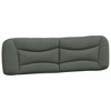 vidaXL Headboard Cushion Dark Gray 76" Fabric - 2 of 4