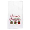 C & F Enterprises 26.5 Inch Friends Best Presents Towels Christmas Candycanes Gifts Kitchen Towel - 3 of 4