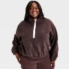 Women's High Pile Fleece 1/2 Zip Pullover Jacket - All In Motion™ - 3 of 3