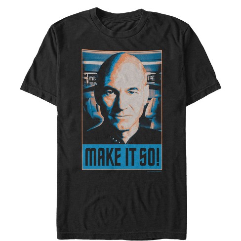 Men's Star Trek: The Next Generation Picard Bridge Make It So Frame T-Shirt - image 1 of 4