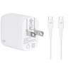 Monoprice iPad Pro Charging Bundle - 30W 1-port PD GaN Technology Foldable Wall Charger White, Power Delivery and 1.8m (6ft) Fast Charge USB-C Cable - 2 of 4