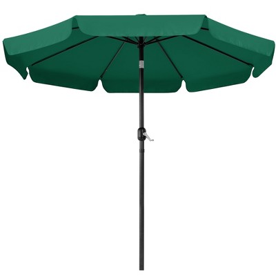 Yaheetech 9ft Outdoor Umbrella with Push Button Tilt and Crank