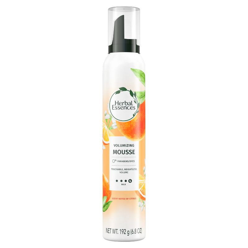 Herbal Essences Volumizing Hair Mousse, Weightless Volume for All Day Hold Mousse for Fine Hair - 6.8oz, 1 of 9