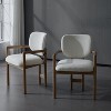 Vynxaria White Dining Chair Set of 2 - 2 of 4