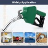Automatic Fuel Nozzle 3/4" NPT Inlet Thread & 13/16" Spout  11 GPM Max Flow Rate, Auto Shut Off, Aluminum Gas Pump - 4 of 4
