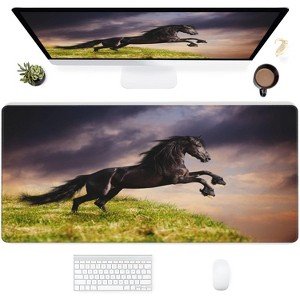 Core Electro Computer Keyboard Mouse Mat Desk with Stitched Edges - 1 of 4