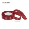 Unique Bargains Double Face Wide Satin Ribbon with Gold Edges for Wedding Bouquet - 2 of 4