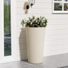 SEVOBAL 2 Piece Planters, Flower Pot with Stand, Mid-Century Modern Home Decor for Balcony Garden - 2 of 4