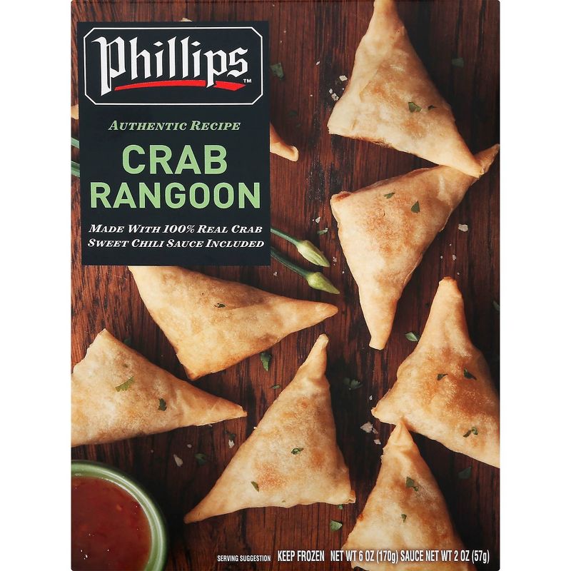 Phillips Frozen Crab Rangoons - 8oz, 1 of 5